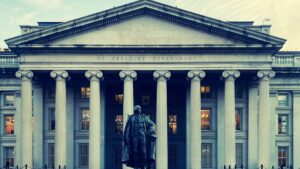 The US Treasury Building