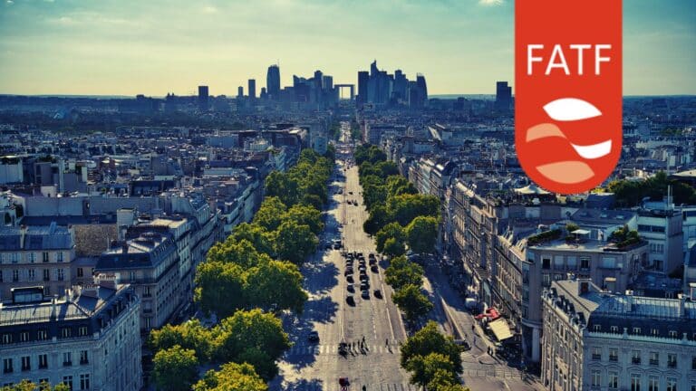 Paris, France, with FATF logo